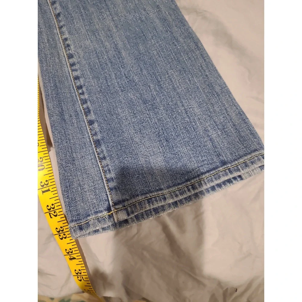 Vtg. GAP Low Rise Boot Cut Women SZ‎ 8L med wash stretch jean casual Y2K with